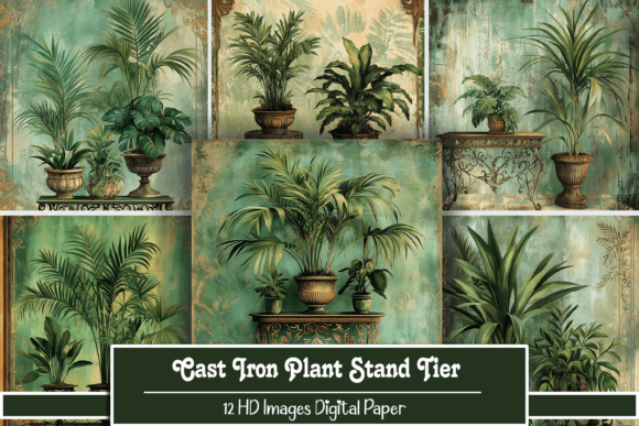 Cast Iron Plant Stand Tier