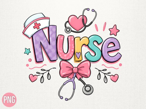 Cute Nurse Clipart Stethoscope PNG Shirt: A Versatile Digital Design for Creative Projects
