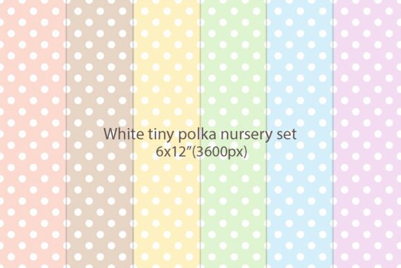 Discover the Adorable Charm of the White Tiny Polka Nursery Set