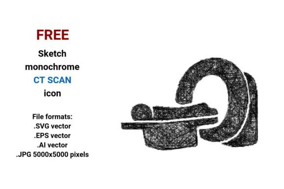Free Sketch Ct Scan Icon