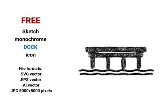 FREE Sketch Dock Icon and FREE Sketch Black and White Dock Icon in 4 File Formats
