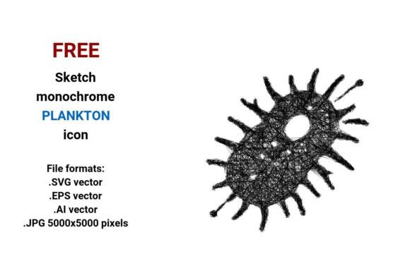 FREE Sketch Plankton Icon: A Versatile Resource for Designers and Creators