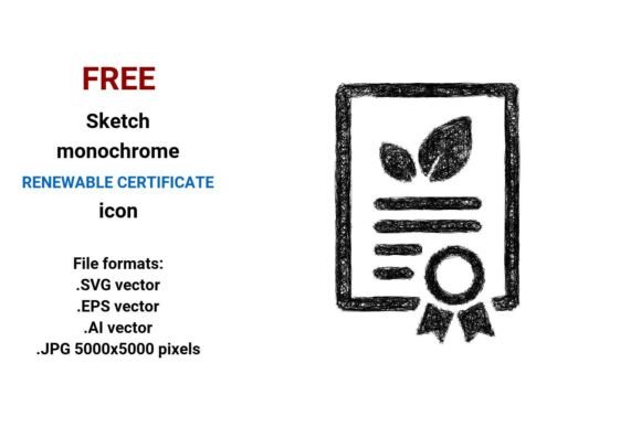 FREE Sketch Renewable Certificate Icon: A Strategic Tool for Modern Design and Branding