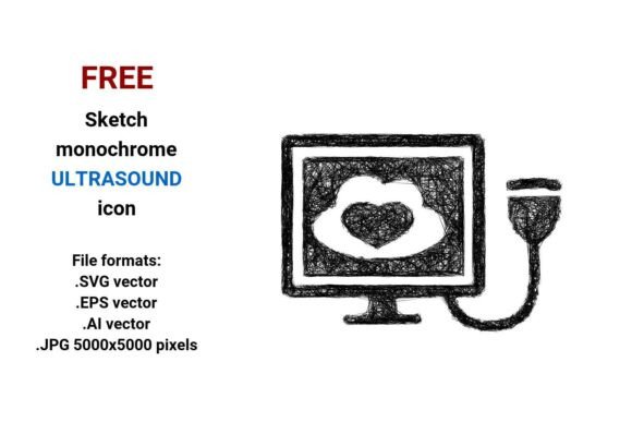 Free Sketch Ultrasound Icon