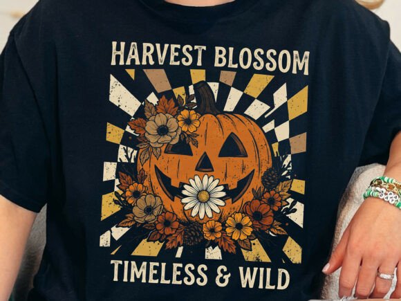 Harvest Blossom Pumpkin PNG